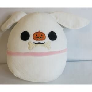 Disney Nightmare Before Christmas Zero Ghost Dog Squishmallow Halloween 9" Plush